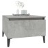 Mesa auxiliar de madera contrachapada gris hormigón 50x46x35