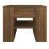 Mesa de centro madera de ingeniería roble marrón 55,5x55x45