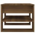Mesa de centro madera de ingeniería roble marrón 55,5x55x45