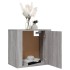 Mesita de noche de pared gris Sonoma 50x30x47