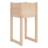 Jardinera de madera maciza de pino 40x40x81