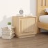 Mesita de noche madera contrachapada roble sonoma 44x35x45
