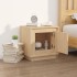 Mesita de noche madera contrachapada roble sonoma 44x35x45