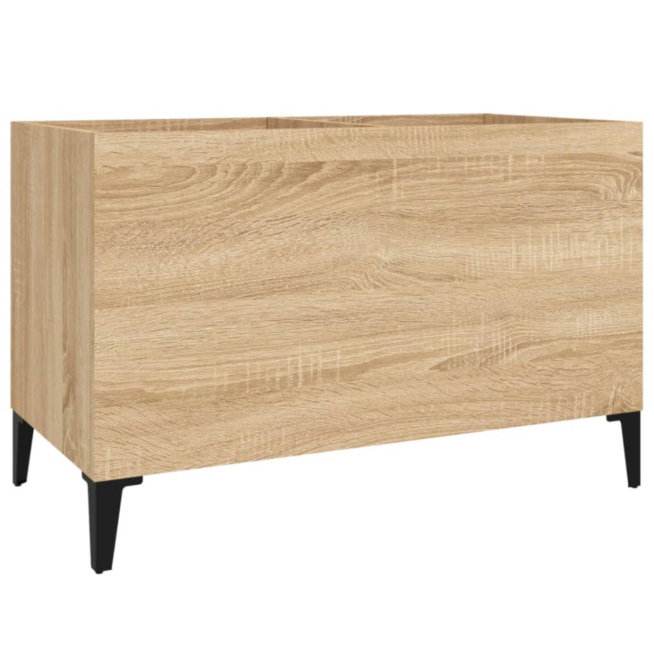 Mueble discos madera contrachapada roble Sonoma 74,5x38x48