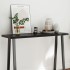 Tablero mesa madera tratada borde vivo marrón 120x40x(2-4)