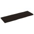 Tablero mesa madera tratada borde vivo marrón 120x40x(2-4)
