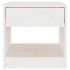 Mesita de noche madera maciza de pino blanco 40x31x40