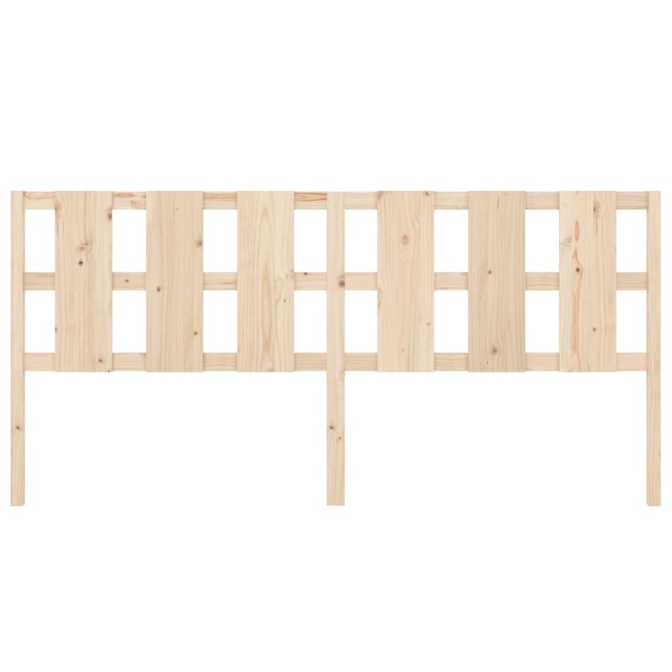 Cabecero de cama madera maciza de pino 205,5x4x100