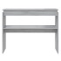 Mesa consola madera contrachapada gris Sonoma 102x30x80