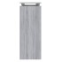 Mesa consola madera contrachapada gris Sonoma 102x30x80