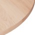 Superficie de mesa redonda madera de roble sin tratar