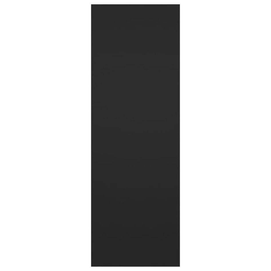 Mueble para TV madera contrachapada negro 30,5x30x90