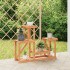 Soporte para flores madera maciza de abeto 90x25x73,5