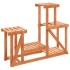 Soporte para flores madera maciza de abeto 90x25x73,5