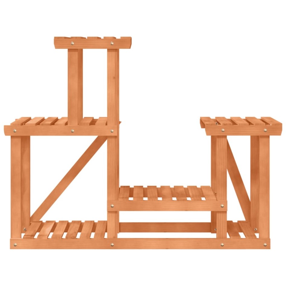 Soporte para flores madera maciza de abeto 90x25x73,5