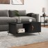 Mesa de centro madera contrachapada negro 90x50x40