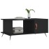 Mesa de centro madera contrachapada negro 90x50x40