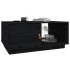 Mesa de centro de madera maciza de pino negro 80x50x35,5