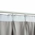 Cortinas opacas con ganchos 2 piezas gris 140x175