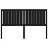 Cabecero de cama madera maciza de pino negro 165,5x4x100