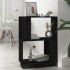 Estantería/divisor de espacios madera pino negro 51x25x70