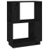 Estantería/divisor de espacios madera pino negro 51x25x70