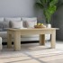 Mesa de centro madera contrachapada color roble 100x60x42