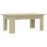 Mesa de centro madera contrachapada color roble 100x60x42