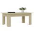 Mesa de centro madera contrachapada color roble 100x60x42