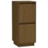 Aparador de madera maciza de pino marrón miel 31,5x34x75