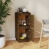 Aparador de madera maciza de pino marrón miel 31,5x34x75