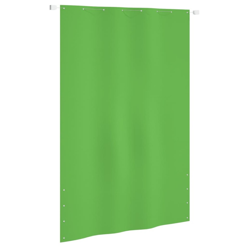 Toldo pantalla para balcón tela oxford verde claro 160x240