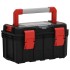 Caja de herramientas negra y roja 45x28x26,5