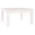 Mesa de centro de madera maciza de pino blanco 55x55x30