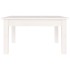 Mesa de centro de madera maciza de pino blanco 55x55x30