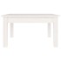 Mesa de centro de madera maciza de pino blanco 55x55x30