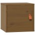 Armario de pared madera maciza de pino marrón miel