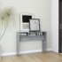 Mesa consola madera de ingeniería gris hormigón 105x30x80