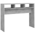 Mesa consola madera de ingeniería gris hormigón 105x30x80