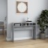 Mesa consola madera de ingeniería gris hormigón 105x30x80