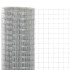 Alambrada de gallinero acero galvanizado plateada 10x1,5