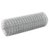 Alambrada de gallinero acero galvanizado plateada 25x0,5