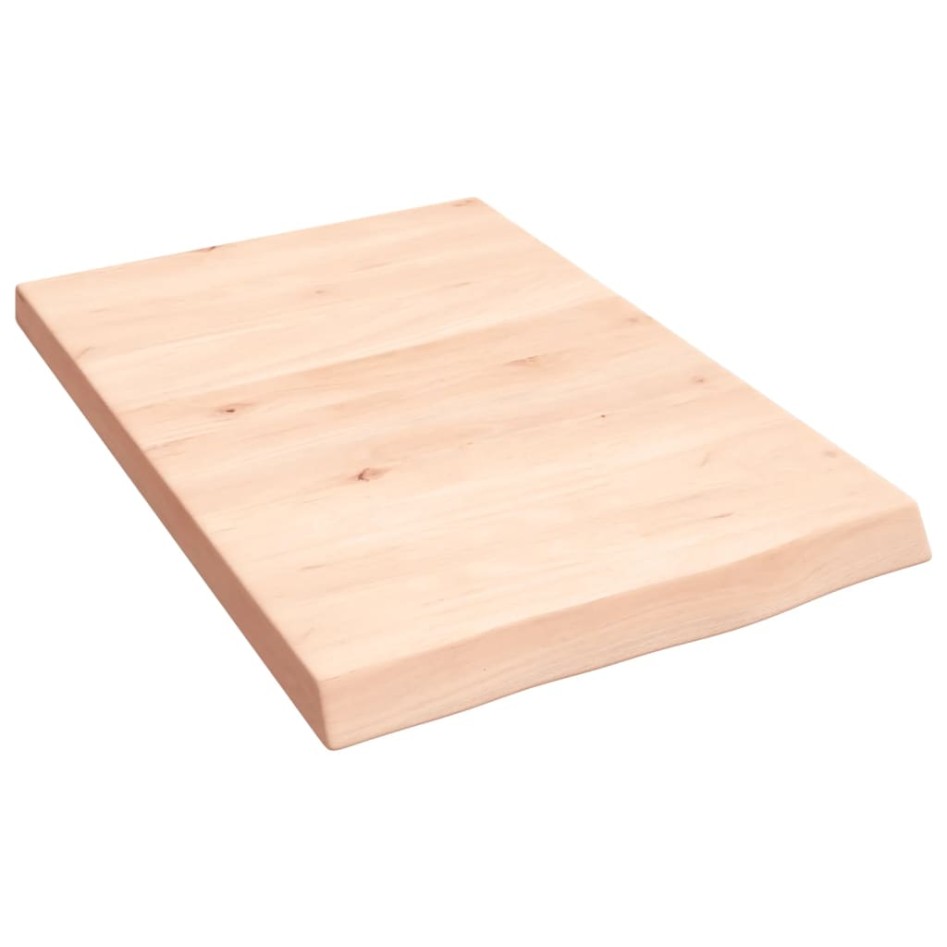 Estante de pared madera maciza roble sin tratar 40x60x(2-4)