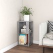 Mueble de esquina madera de ingeniería gris 33x33x67 cm
