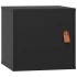 Armario de pared madera maciza de pino negro 31,5x30x30