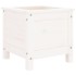 Jardinera madera maciza de pino blanco 40x40x39