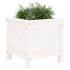 Jardinera madera maciza de pino blanco 40x40x39