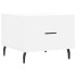 Mesa de centro madera de ingeniería blanca 50x50x40
