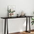 Tablero mesa madera tratada borde vivo marrón 160x40x(2-4)