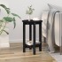 Mesa de centro de madera maciza de pino negro Ø40x60